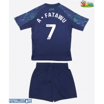 Leicester City Issahaku Fatawu #7 Bortedraktsett Barn 2025-26 Kortermet (+ Korte bukser)